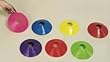Half Cones - Yellow - Sports Team Training Practice - Quantity of 12