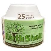 EarthShell 12 oz. Biodegradable Premium Strength Bowls - 12 packages of 25 bowls