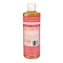 Dr. Bronner's Organic Rose Castile Liquid Soap 16 oz.