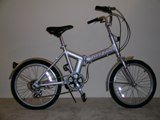Folding Bike 20 with Alloy Frame Orange Color (Omb05033a) by 2ksilver