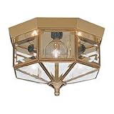 7661-02 - SeaGull Lighting Three-Light Bound Glass Ceiling