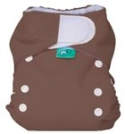 Bummis Tots Bots Easy Fit Pocket Diaper 8-35 lb Chocolate
