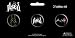 The Used ~ The Used 3 1 inch square button set ~ Approx 1 inch [Apparel]