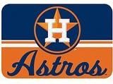 Houston Astros Baseball Custom Personalized Washable Area Rug and Door Mat (16x24inch) for Decorative Indoor Outdoor