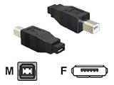 DELOCK Adapter USB micro-A+B Buchse zu USB2.0-B Stecker