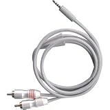 Scosche 3' 3.5mm Plug To RCA Cable - Audio Only - Model I3RCA35A Mobile Video Accessories