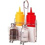 Retro Condiment Caddy Set