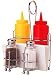 Tablecraft Products Retro Condiment Caddy Set