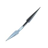 Titanium Eyebrow with Light Blue Spike - Sold as a Pair
