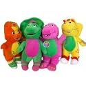 Barney and Friends 4 pcs Large Dinosaur Plush Toy