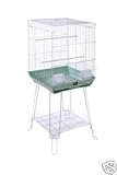 21OUjhatEfL. SL160  Prevue Cockatiel / Parakeet Bird Cage with Stand   10W