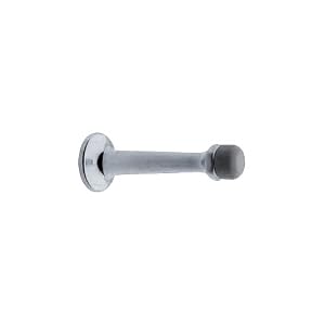 Baldwin 4050.260 Base Mounted Door Bumper, Chrome by Baldwin