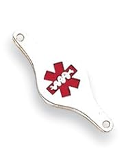 Sterling Silver Medical ID Plate