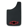 Red Chevy Bowtie 11"x19" Easy Fit Mud Guards - Set of 2