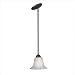 Multi Family One Light Mini Pendant in Rubbed Bronze Glass: Tea Stone Glass