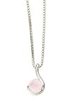 Crystal Set Silver Pendant & Chain