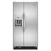 KitchenAid Architect Series II KSRS25RVMK 25.4 cu. ft. Side by Side Refrigerator with Cantilever Spillproof Shelves, Humidity-Controlled Crisper, and External Ice/Water Dispenser with In-Door-Ice Dispensing System and PuR Filtration: Monochromatic Stainless Cabinet
