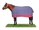 Masta Check-Tech Light Turnout Rug-6'3 - Bijou/Cerise