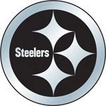 Pittsburgh Steelers Silver Car Emblem