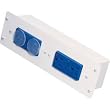 Leviton 47605-DP Double Duplex AC Power Module with Surge Protection, White