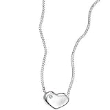 Silver Little Women Adjustable Heart Necklace by D For Diamond