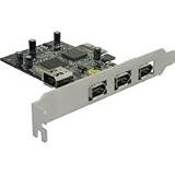 Electronics : DELOCK PCI Express Karte FireWire A 3+1 Port