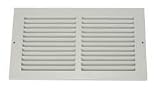 Industrial Grade 4MJN2 Return Air Grille, 6x6 In, White