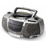 Coby CX-CD248 Portable Boombox with CD Player, Cassette Deck, and AM FM Tuner by Coby