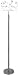 Wiggly Frost Glass Floor Lamp