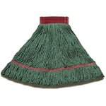 Antimicrobial Mops, Narrow Band, Large, Green, 2/CS
