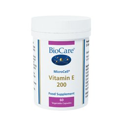BioCare, MicroCell Vitamin E 200iu 60 Capsules 
