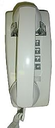 Cortelco ITT-2554-V-WH Single Line Wall Telephone