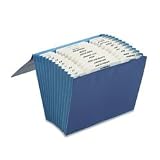 Expanding Home File, 13-Pocket, A-Z, Monthly & Household Indexes, Blue - Same Day Shipping (orders by 3 pm), Next Day Delivery (in most cases)