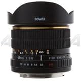 Bower SLY358C Ultra Wide-Angle 8mm f/3.5 Fisheye Lens for Canon