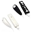 Bargaincell- 2-Piece Value Combo Pack of Permium Protective Silicon / silicone Skin Cover Case for Nintendo Wii Remote Controller and Nunchuk ( Black + Clear)