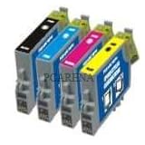 PCArena -  1 Set of 4 Ink Cartridges for Epson Stylus C70 C80 C70 PLUS CX4500 Compatible with T0321 T0332 T0333