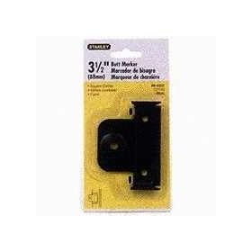Stanley Hardware 3-1/2-Inch Butt Marker for Residential Hinge, Black #690337
