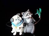 Percy, Flit and Meeko from Disney Pocahontas 1995 Hallmark Keepsake Ornaments