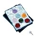Groes Chakra-Set (9 Steine) inklusive Anleitungsheft