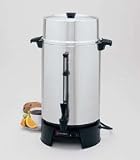 West Bend 33600 40-100-Cup Polished Coffee Maker