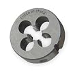 Westward 2LWY5 Rd Solid Die, HSS, 5/16-24, 1-1/2 In OD