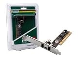 DIGITUS 40xFirewire A ADD on Karte PCI 4-Port 2x6Pin + 1x4Pin ext. 1x6Pin int. Firewire 400Mbps Vista VIA VT6306 Chipsatz