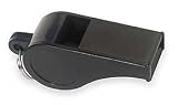 Industrial Grade 1ZBY5 Whistle, ABS Plastic, Black