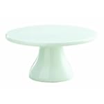 Tag Whiteware Porcelain Ceramic Pedestal Cake Plate, Round, 11-1/2-Inch diameter, White