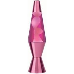 LAVA® Brand Motion Lamps 20 oz Pink Chrome -White Lava in Pink Liquid - An Original... from Lava Lamps