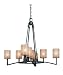 Austin 9 Light Wrought Iron Chandelier
