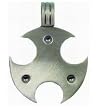 BICO AUSTRALIA JEWELRY (E200) SUN SHIELD - PROSPERITY DIVINE PROTECTION - Comes with a Generic 18 inch (to 20in) Adjustable 4mm Black Rubber Necklace.