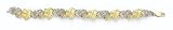 14K 2-Tone Elephant Head Bracelet - GHRM1208