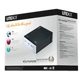 LiteOn eZAU422 - Disk drive - DVD?RW (?R DL) / DVD-RAM - 22x/22x/12x - Hi-Speed USB - external - LightScribe