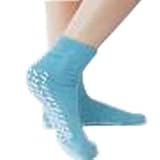 Terrycloth single tread slippers of size: large, blue color - 1 pair
